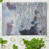 Claude Monet - Storm van de Belle-Ile-kust Theedoek (Gevouwen)