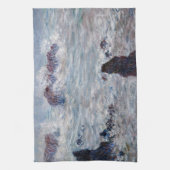 Claude Monet - Storm van de Belle-Ile-kust Theedoek (Verticaal)