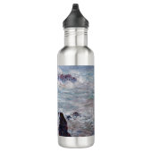 Claude Monet - Storm van de Belle-Ile-kust Waterfles (Rechts)