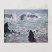 Claude Monet - Storm voor de kust van Belle-Ile Briefkaart (Voorkant)