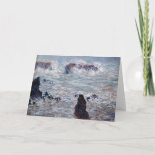 Claude Monet - Storm voor de kust van Belle-Ile Kaart