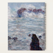 Claude Monet - Storm voor de kust van Belle-Ile Planner (Achterkant)