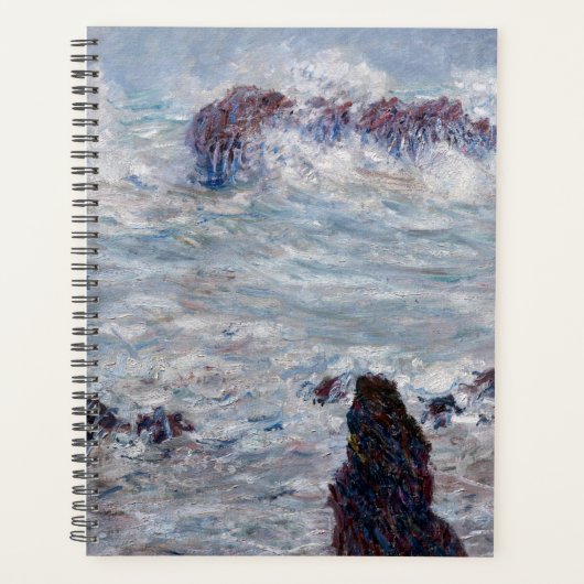 Claude Monet - Storm voor de kust van Belle-Ile Planner (Voorkant)