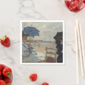 Claude Monet strand scene Servetten (Insitu)