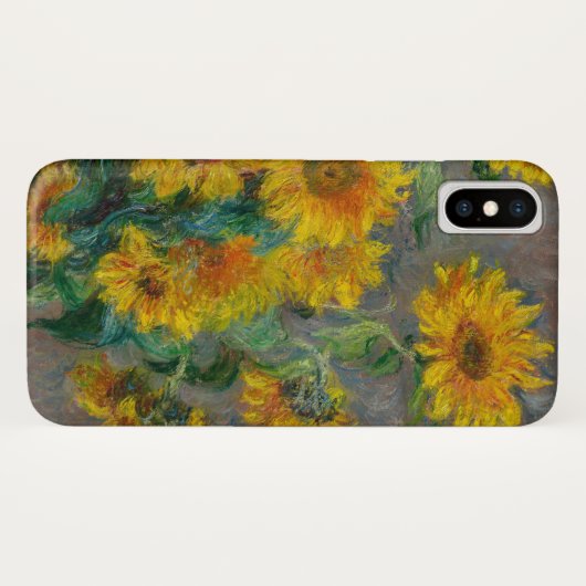 Claude Monet Sunflower  Floral Case-Mate iPhone Case (Achterkant (horizontaal))