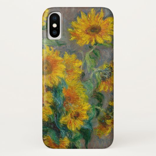 Claude Monet Sunflower  Floral Case-Mate iPhone Case (Achterkant)