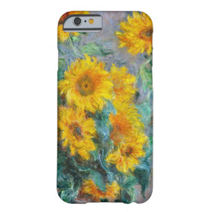 Claude Monet Sunflower  Floral Barely There iPhone 6 Hoesje