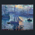 Claude Monet Sunrise - marinier Poster<br><div class="desc">Claude Monet Sunrise - marinier</div>