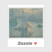 Claude Monet - Sunrise (marinier) Sticker (Vel)