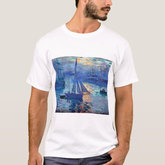 Claude Monet Sunrise T-shirt (Voorkant)