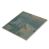 Claude Monet - Sunset (Marine) Tegeltje (Zijkant)