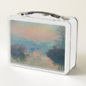 Claude Monet - Sunset on the Seine at Lavacourt (Achterkant)