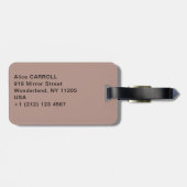 Claude Monet - Sunset on the Seine at Lavacourt Bagagelabel (Achterkant horizontaal)