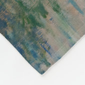 Claude Monet - Sunset on the Seine at Lavacourt Fleece Deken (Hoek)