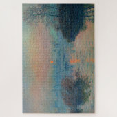 Claude Monet - Sunset on the Seine at Lavacourt Legpuzzel (Verticaal)