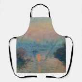 Claude Monet - Sunset on the Seine at Lavacourt Schort (Voorkant)