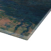 Claude Monet - Sunset on the Seine at Lavacourt Snijplank (Hoek)