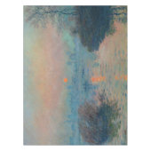 Claude Monet - Sunset on the Seine at Lavacourt Tafelkleed (Voorkant)