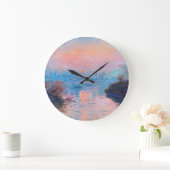 Claude Monet - Sunset on the Seine Grote Klok (Huis)