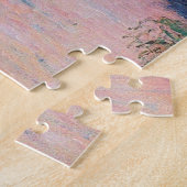 Claude Monet - Sunset on the Seine Legpuzzel (Zijkant)