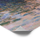 Claude Monet - Sunset on the Seine Poster (Hoek)