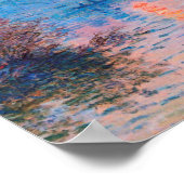 Claude Monet - Sunset on the Seine Poster (Hoek)