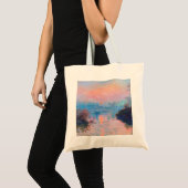Claude Monet - Sunset on the Seine Tote Bag (Voorkant (product))