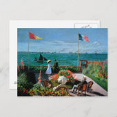Claude Monet | Terrace te Sainte-Adresse, 1867 Briefkaart (Voorkant / Achterkant)