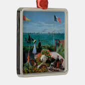 Claude Monet | Terrace te Sainte-Adresse, 1867 Metalen Ornament (Rechts)