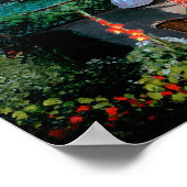 Claude Monet | Terrace te Sainte-Adresse, 1867 Poster (Hoek)