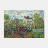 Claude Monet - The Artiest's Garden in Argenteuil Deurmat (Voorkant)