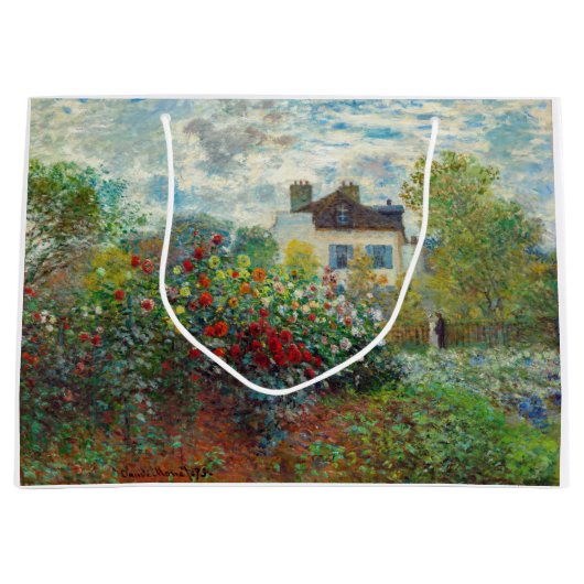 Claude Monet - The Artiest's Garden in Argenteuil Groot Cadeauzakje (Voorkant)