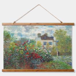 Claude Monet - The Artiest's Garden in Argenteuil Hangend Wandkleed