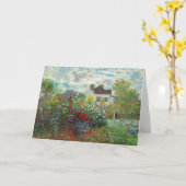 Claude Monet - The Artiest's Garden in Argenteuil Kaart (Gele Bloem)