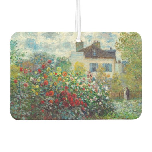 Claude Monet - The Artiest's Garden in Argenteuil Luchtverfrisser (Voorkant)