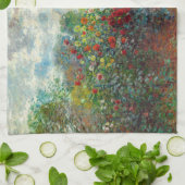 Claude Monet - The Artiest's Garden in Argenteuil Theedoek (Gevouwen)