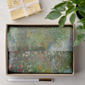 Claude Monet - The Artiest's Garden in Argenteuil Tissuepapier (Geschenk)