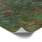 Claude Monet The Artist Garden French Old Art Poster (Hoek)