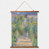 Claude Monet The Artist Garden Sunflower Old Art Hangend Wandkleed (Voorkant)