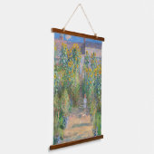 Claude Monet The Artist Garden Sunflower Old Art Hangend Wandkleed (Gebogen)