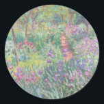CLAUDE MONET "THE ARTIST'S GARDEN" ENVELOPE SEAL RONDE STICKER<br><div class="desc">CLAUDE MONET "THE ARTISTS GARDEN" ROND ENVELOPE SEAL STICKER</div>