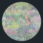 CLAUDE MONET "THE ARTIST'S GARDEN" ENVELOPE SEAL RONDE STICKER<br><div class="desc">CLAUDE MONET "THE ARTISTS GARDEN" ROND ENVELOPE SEAL STICKER</div>