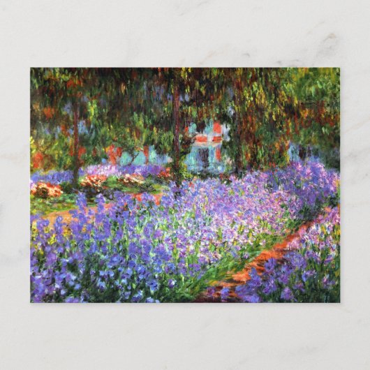 Claude Monet The Artist's Garden in Giverny Briefkaart (Voorkant)