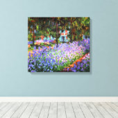 Claude Monet The Artist's Garden in Giverny Canvas Afdruk (Insitu (Houten vloer))