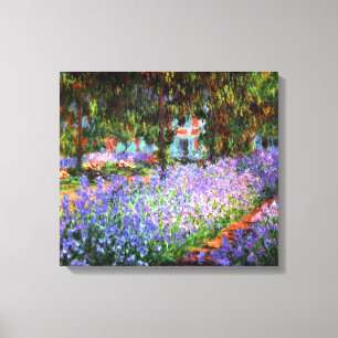 Claude Monet The Artist's Garden in Giverny Canvas Afdruk