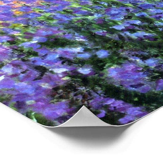 Claude Monet The Artist's Garden in Giverny Poster (Hoek)