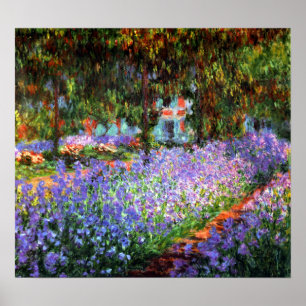 Claude Monet The Artist's Garden in Giverny Poster