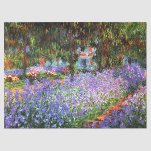 Claude Monet The Artist's Garden in Giverny Tissuepapier (Voorkant)