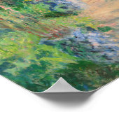 Claude Monet The Artist's Garden in Vétheuil, 1881 Poster (Hoek)