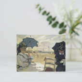 Claude Monet | The Beach at Trouville, 1870 Briefkaart (Staand voorkant)